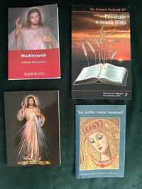 4 książki, modlitewniki religijne