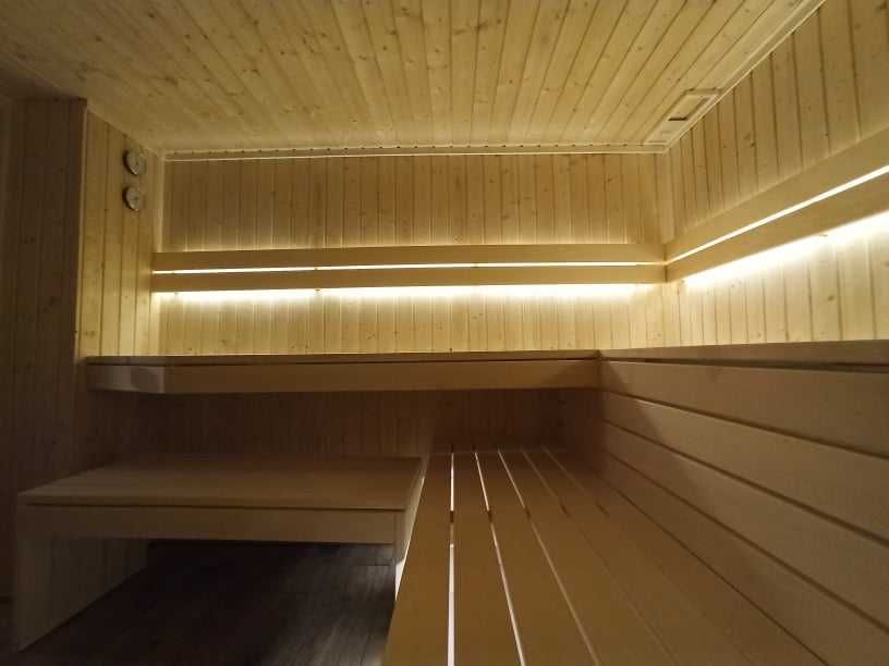 Sauna wewnętrzna Sauna na wymiar fińska, sucha, mokra, combi, infrared