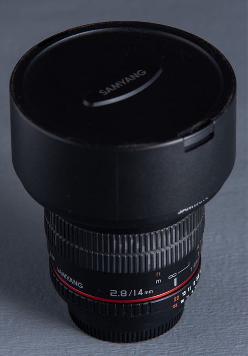 Samyang 14 mm para nikon