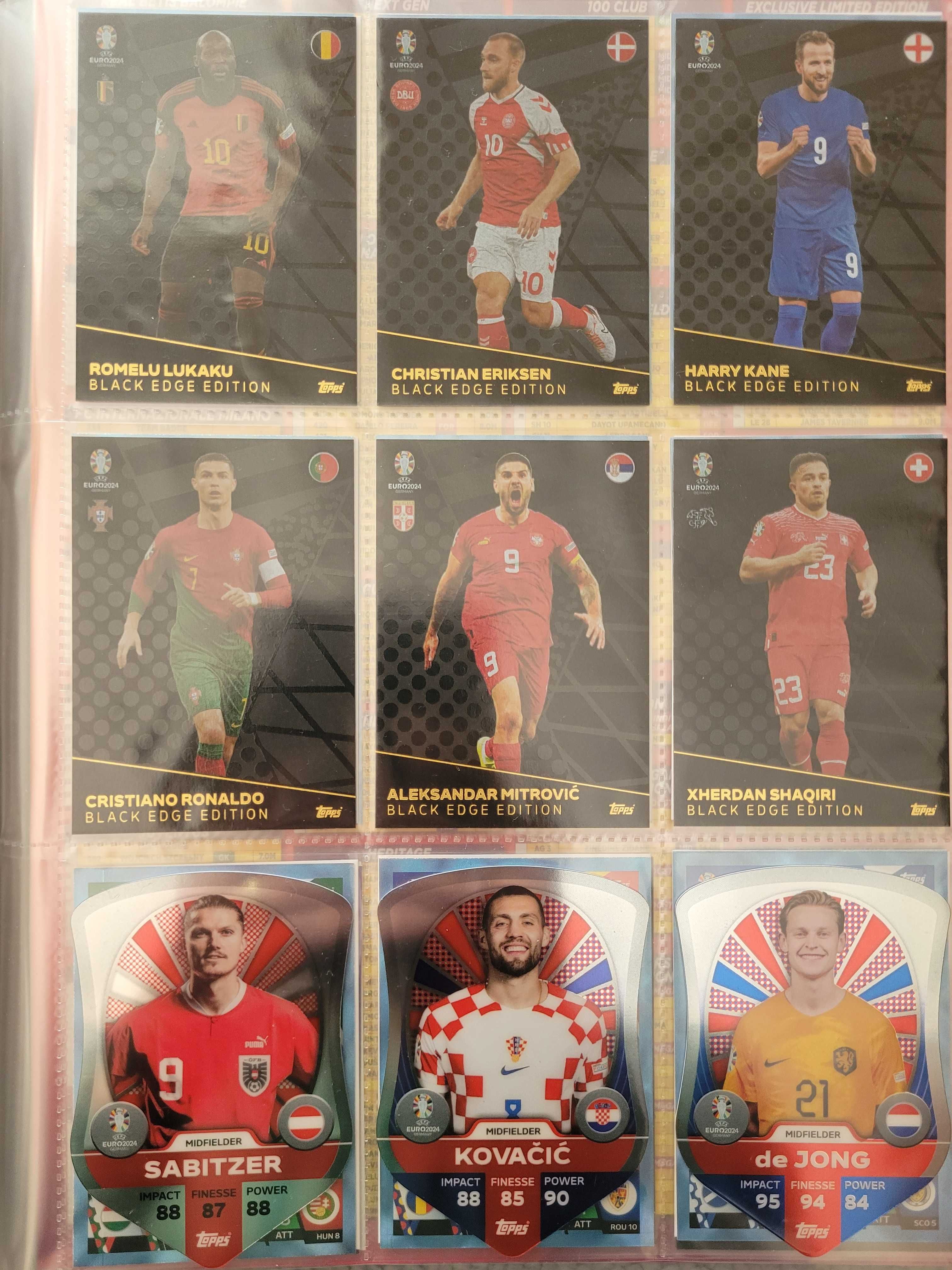 Lote de Cartas Match Attax Euro 2024