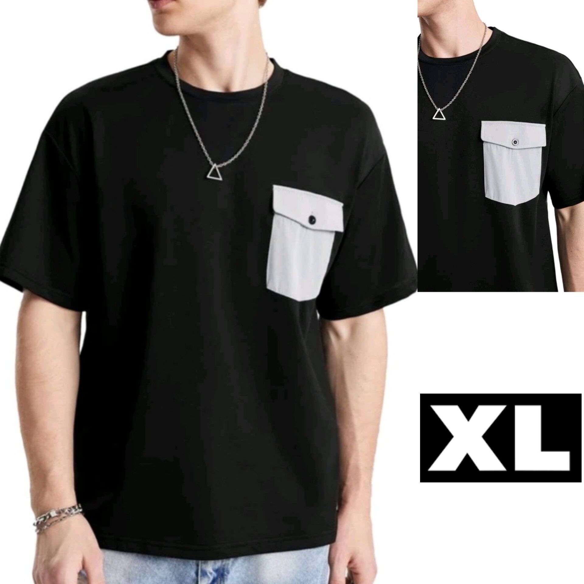 T-shirt "Grey Pocket" XL (Nova)