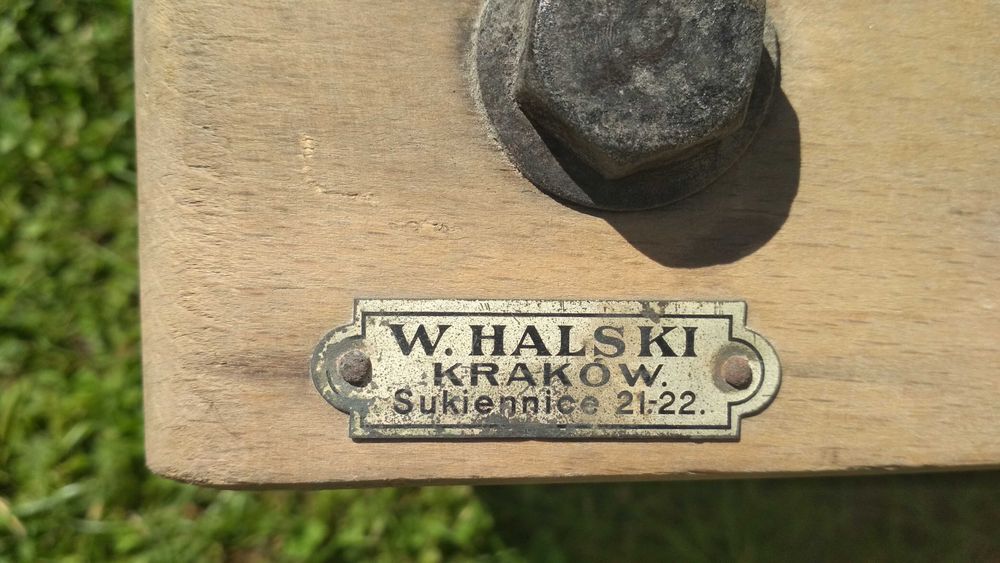 Zabytkowy stół stolarski W.Halski Sukienice