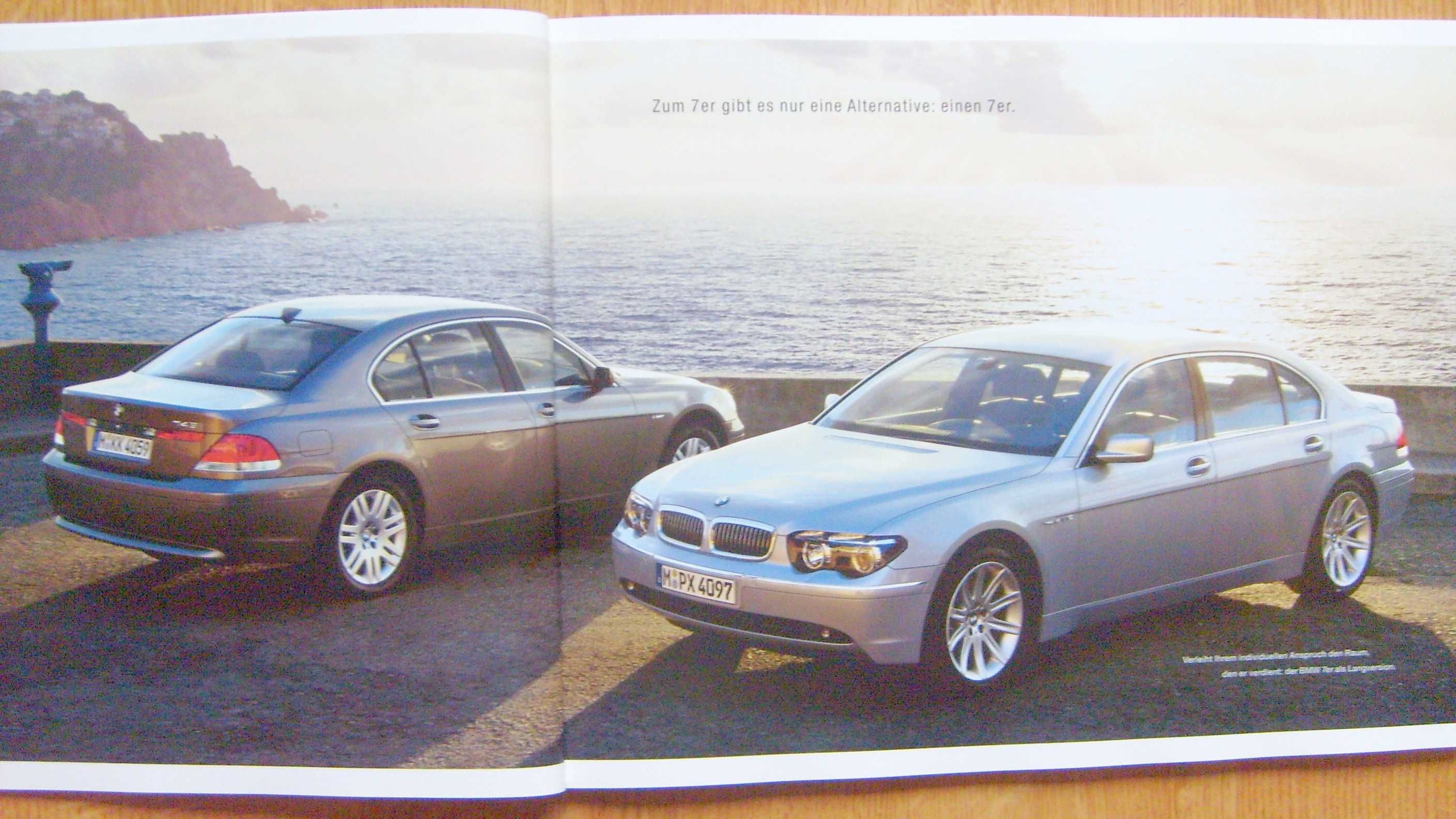 BMW seria 7 E65 2003 / prospekt 126 str. ! stan BDB *wyprzedaż !