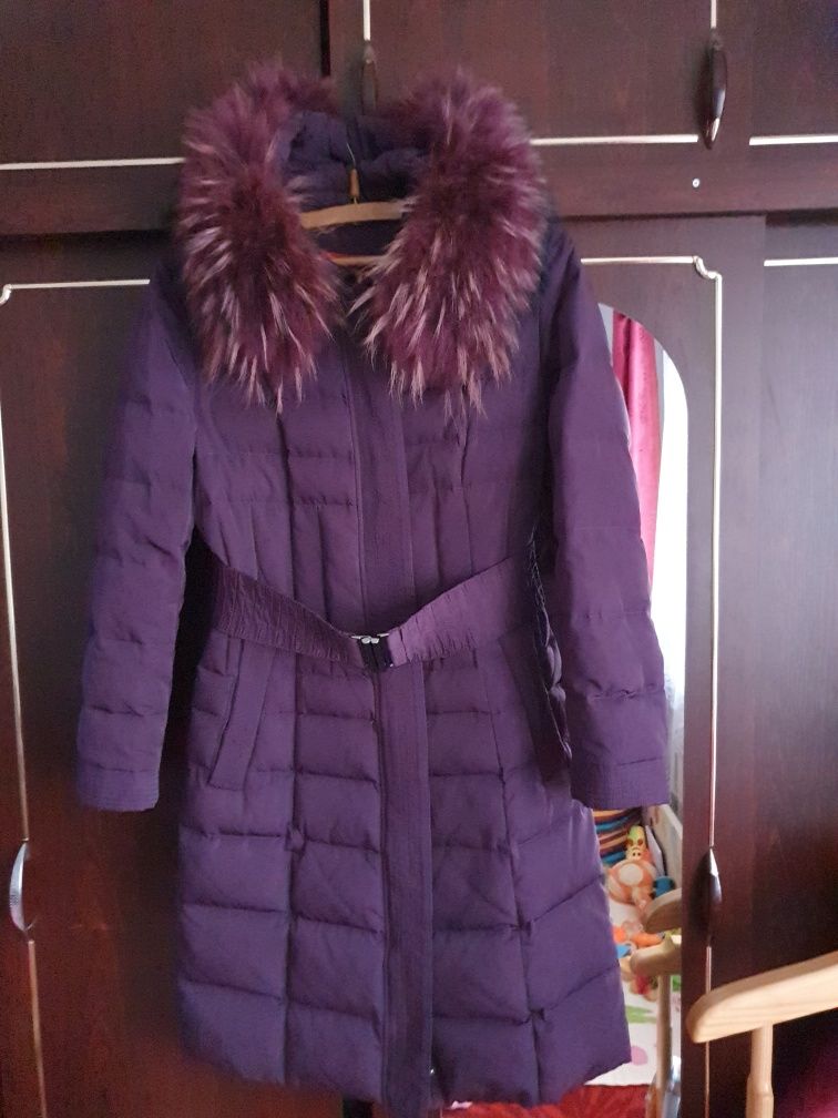 Куртка пальто  зима 44-46р. М Пух