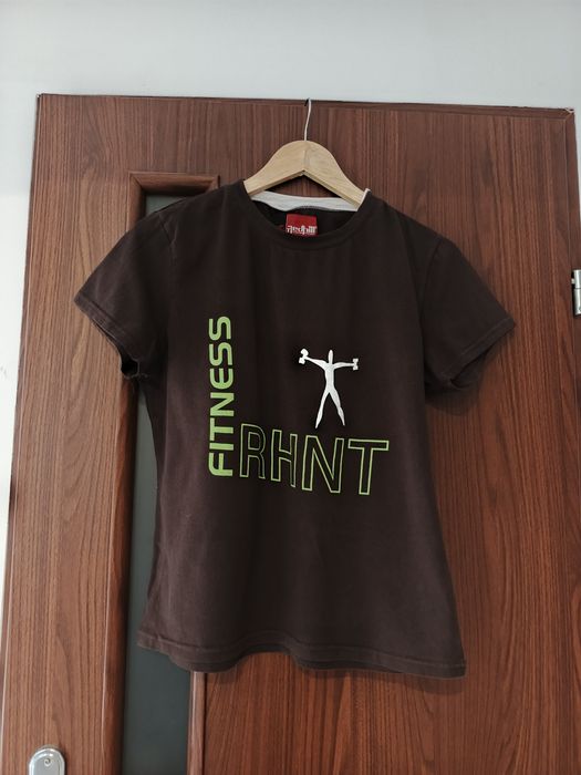 Brązowy T-shirt sportowy Redhill r. 44