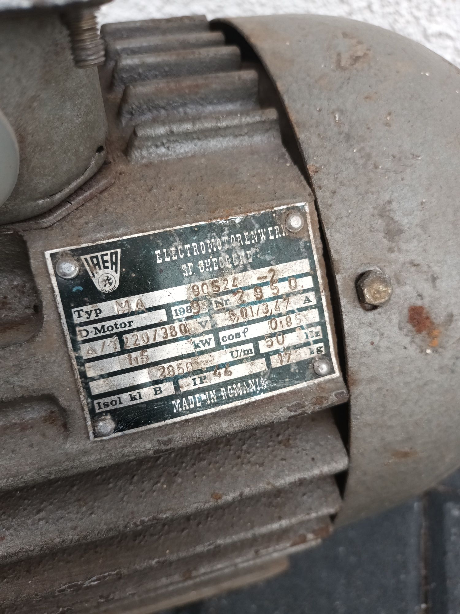 Silnik elektryczny 1,5kW.  2800obr.  400V.