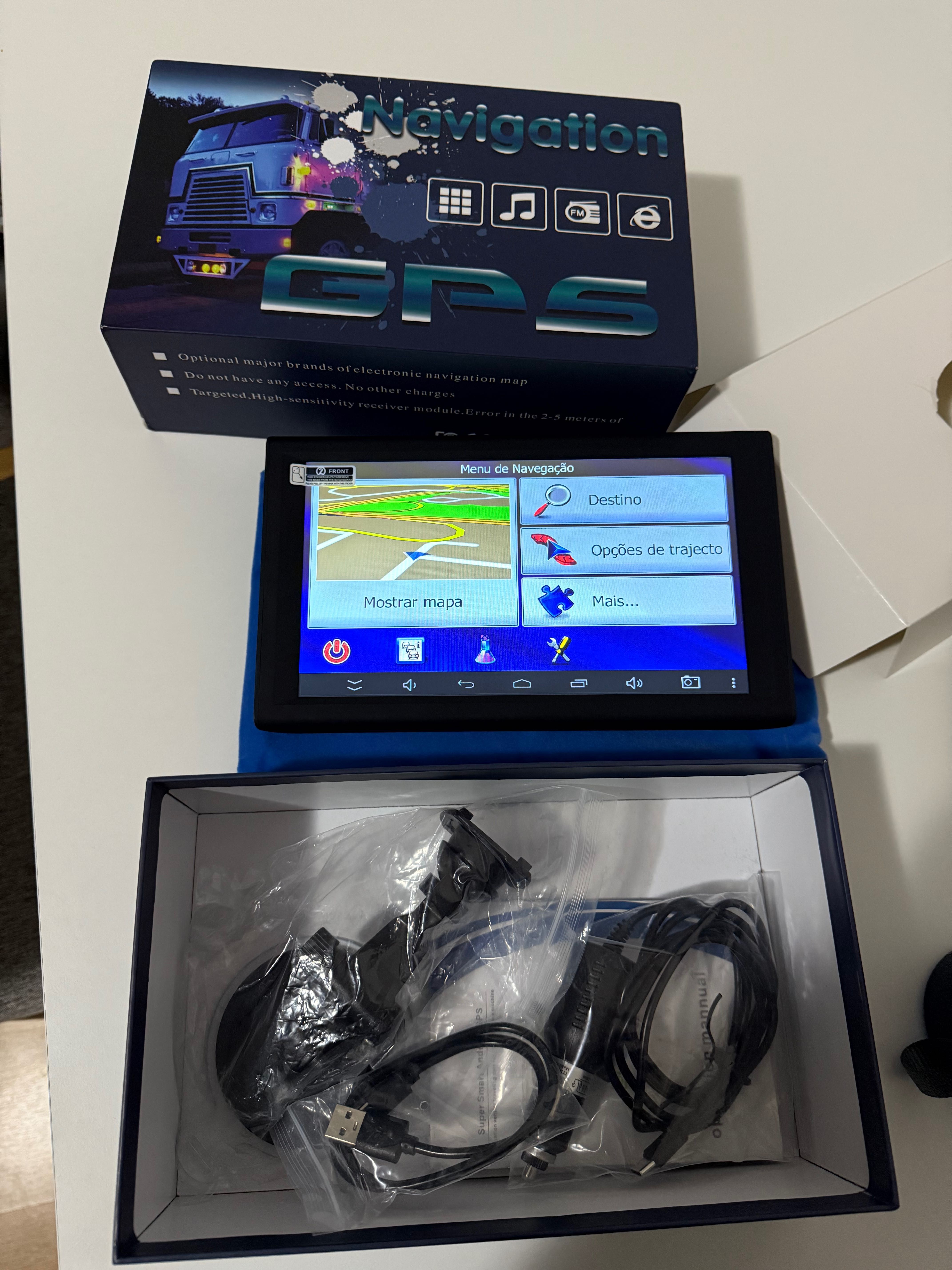 GPS 9" IGO PESADOS de MERCADORIAS (Android com Câmara)