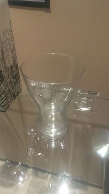 Świecznik wazon szklany ozdobne elementy model duka home Ikea