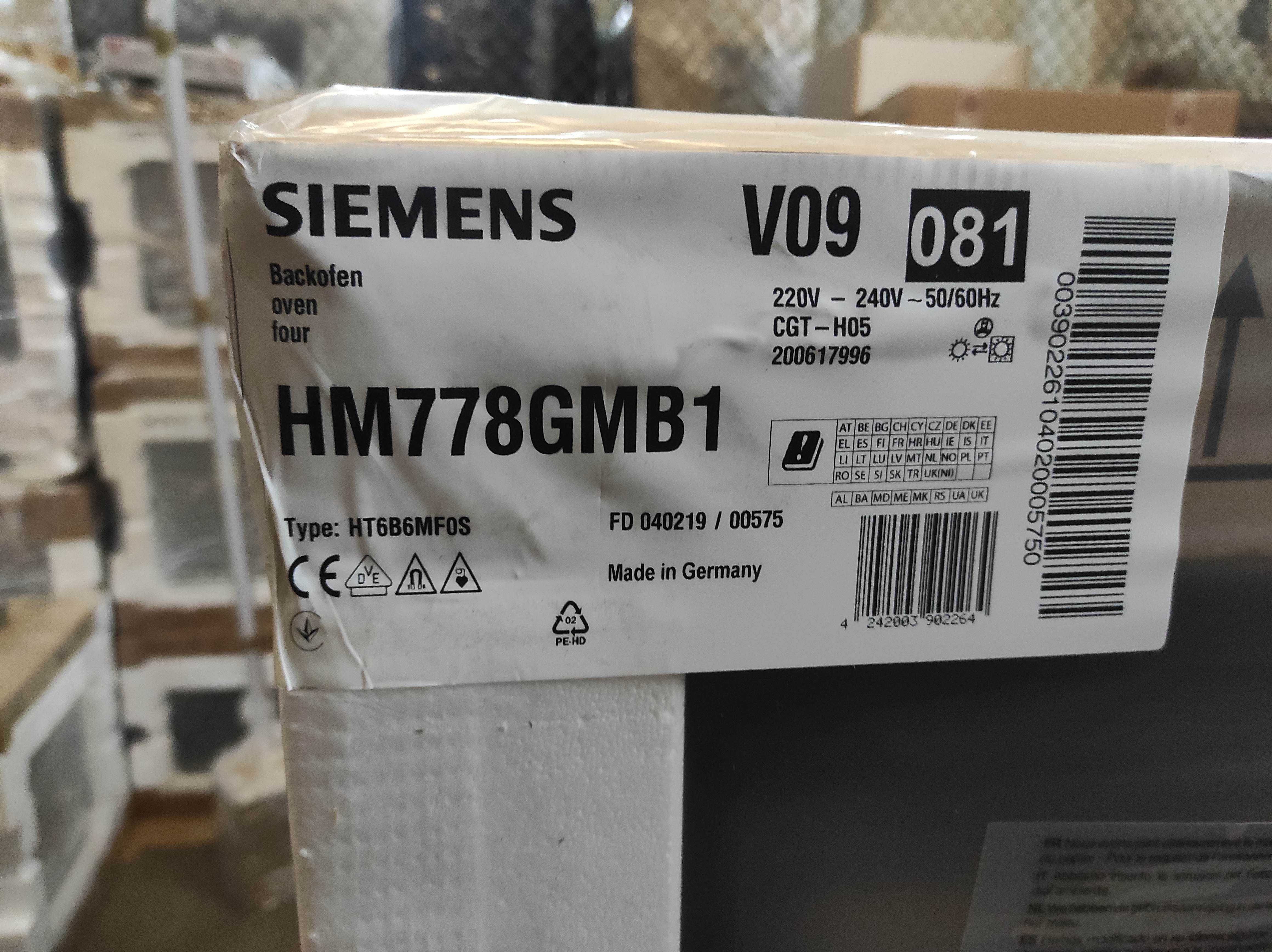 Piekarnik  z mikrofalą Siemens HM778GMB1  od ręki