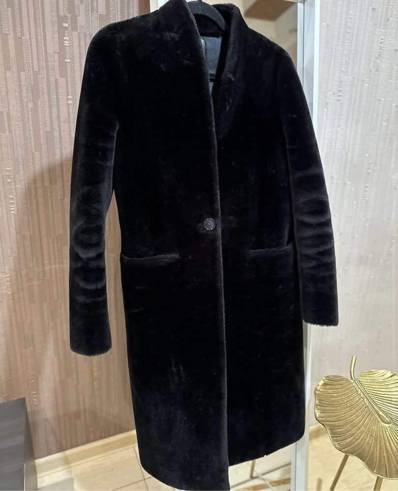Дубльонка шуба пальто Zara