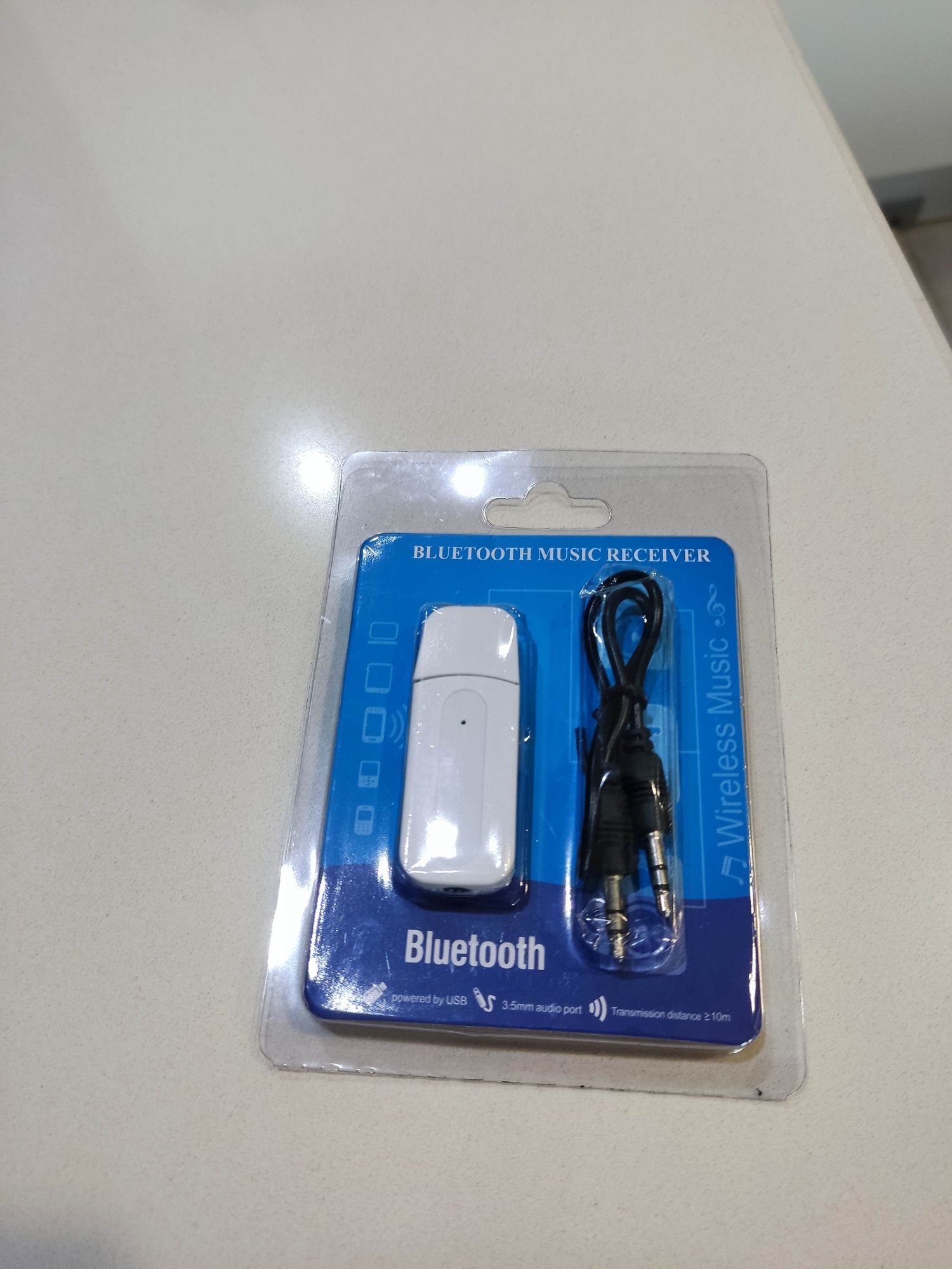 Aparelho USB Bluetooth Auxiliar Portátil