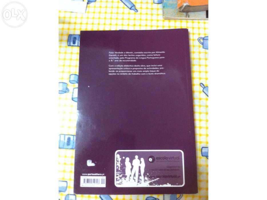 Livro Apoio Escolar - Falar Verdade a Mentir – Almeida Garrett (Versão