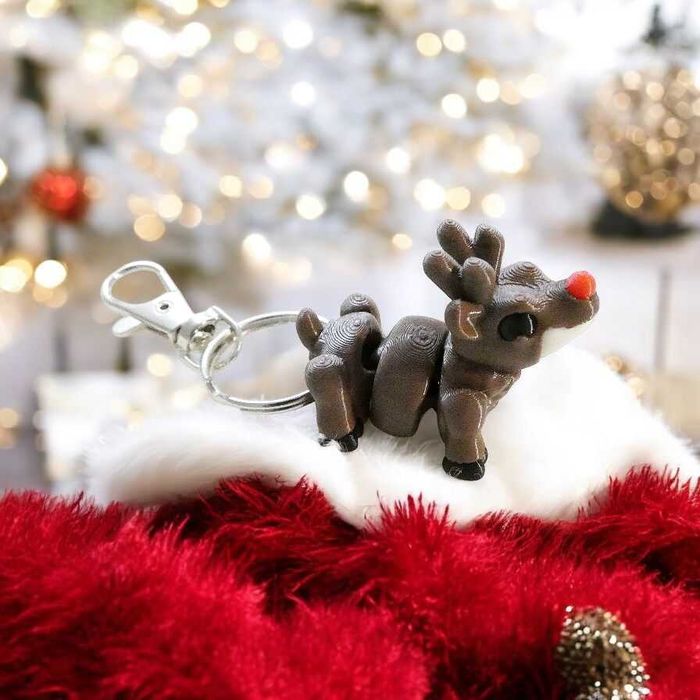 Świąteczny Brelok Renifer Multivers3D
