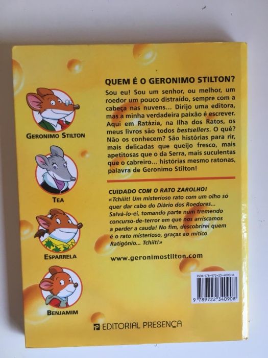 Geronimo Stilton - cuidado com o rato zarolho