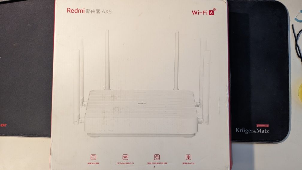 Router Xiaomi Redmi AX6 WiFi 6 Sieć MESH 6rdzeni 512MB Ram + pudelko