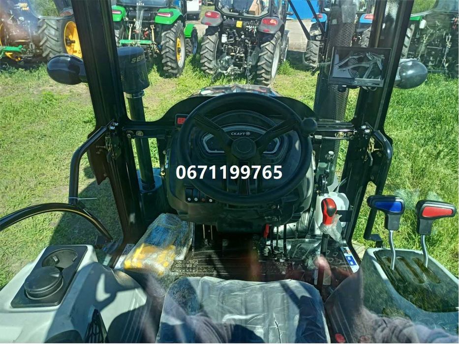 Мінітрактор с кабіною СКАУТ ТY-404С безкоштовна доставка під ваш двір