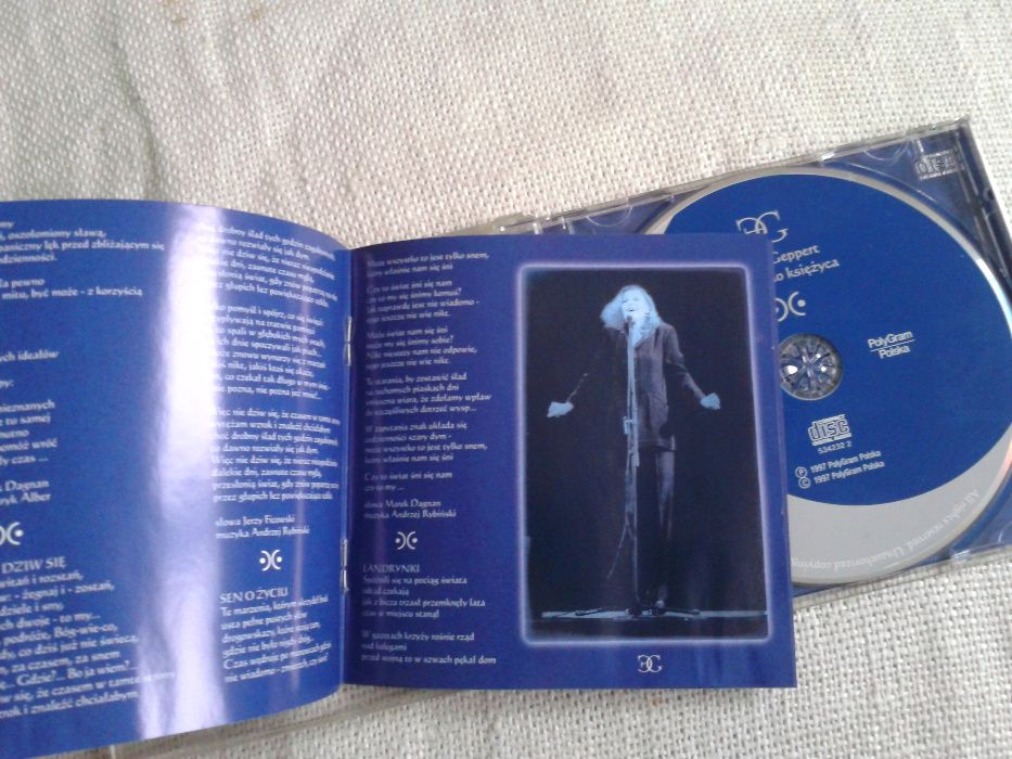 Edyta Geppert - Pytania do księżyca + autograf CD