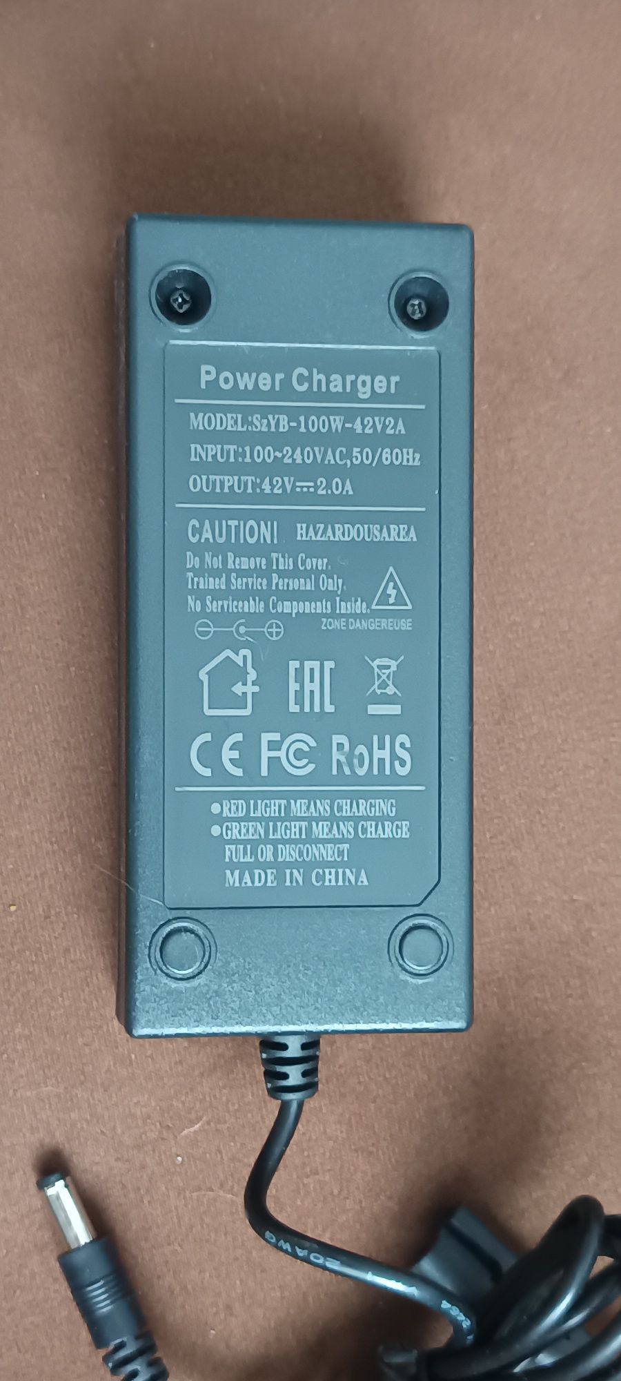 Ładowarka do rowerów elektrycznych 5w1 hulajnog 42V2Ai