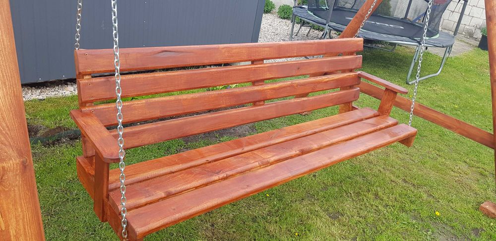 Huśtawka ławeczka ogrodowa ławka