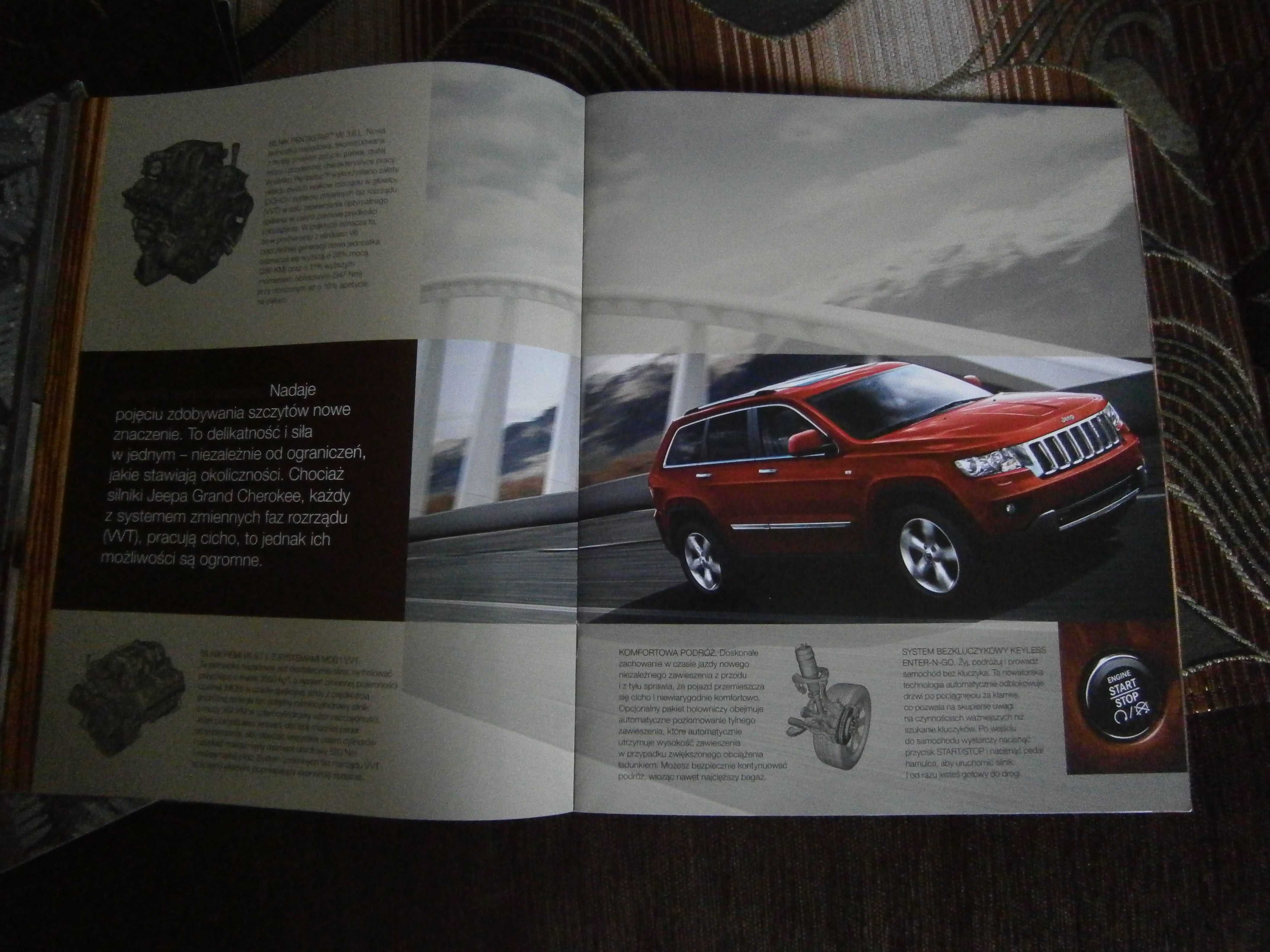 Folder prospekt Jeep Grand Cherokee WK2