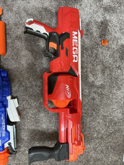 Бластер NERF elite HYPERFIRE,  NERF MEGA RotoFury