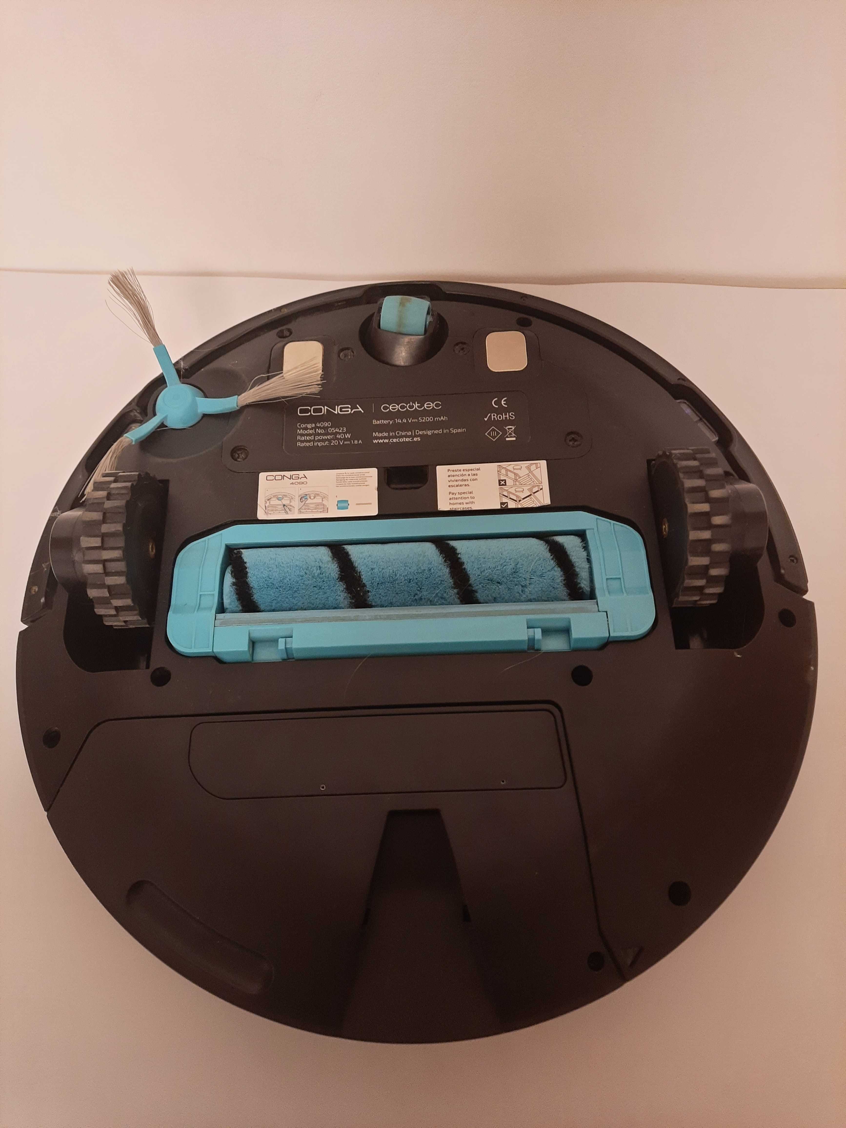 Robot sprzątający Cecotec Conga 4090 - mopowanie, 2 szczotki, outlet