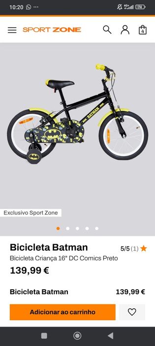 Bicicleta infantil