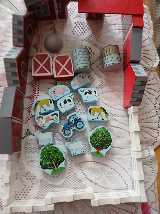 Drewniana farma dla dzieci 2 zestawy