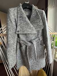 Szary melanżowy płaszcz Orsay rozmiar 34