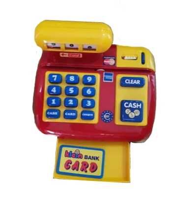 Caixa Registradora de brincar com cartão (Faz de Conta)