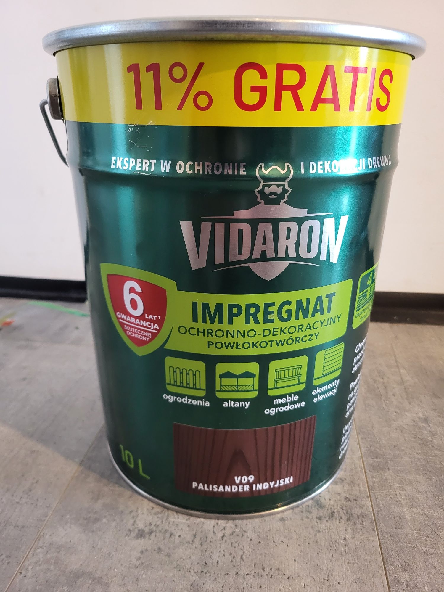 Impregnat do drewna Vidaron palisander indyjski 10l