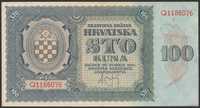 Chorwacja 100 kuna 1941 - Q118 - stan 2