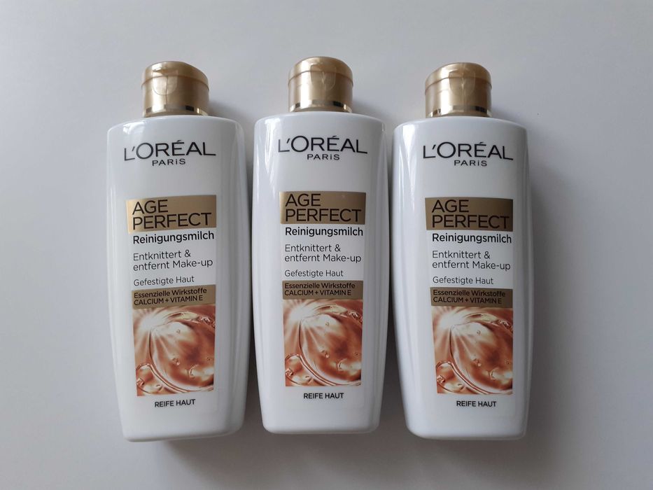 L'Oreal Age Perfect Mleczko oczyszczające 3x200ml