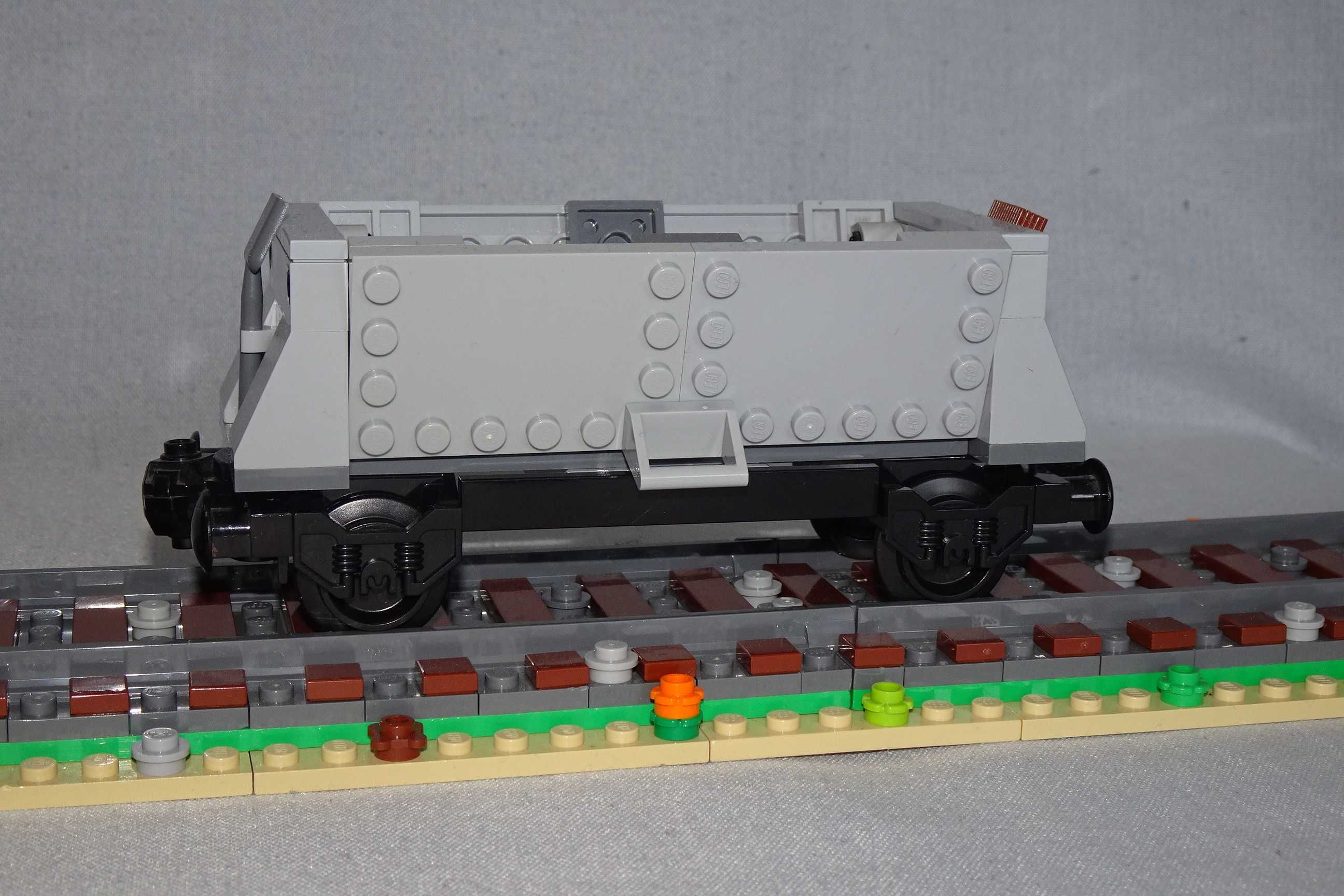 GRATIS wysyłka LEGO train wagon towarowy szary 7898