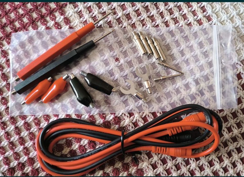 Токовые клещи FNIRSI DMC-100. AC/DC+термопара. Отдельно чехол