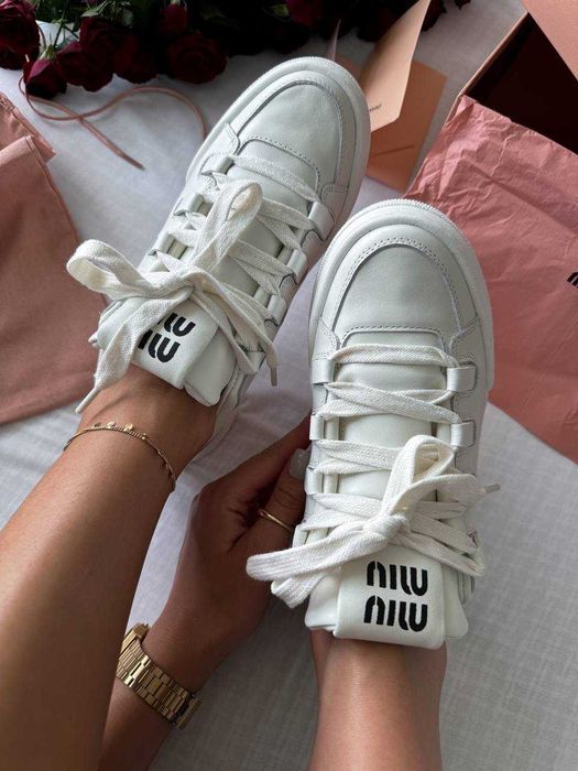 Кросівки Miu Miu Premium Full WHite