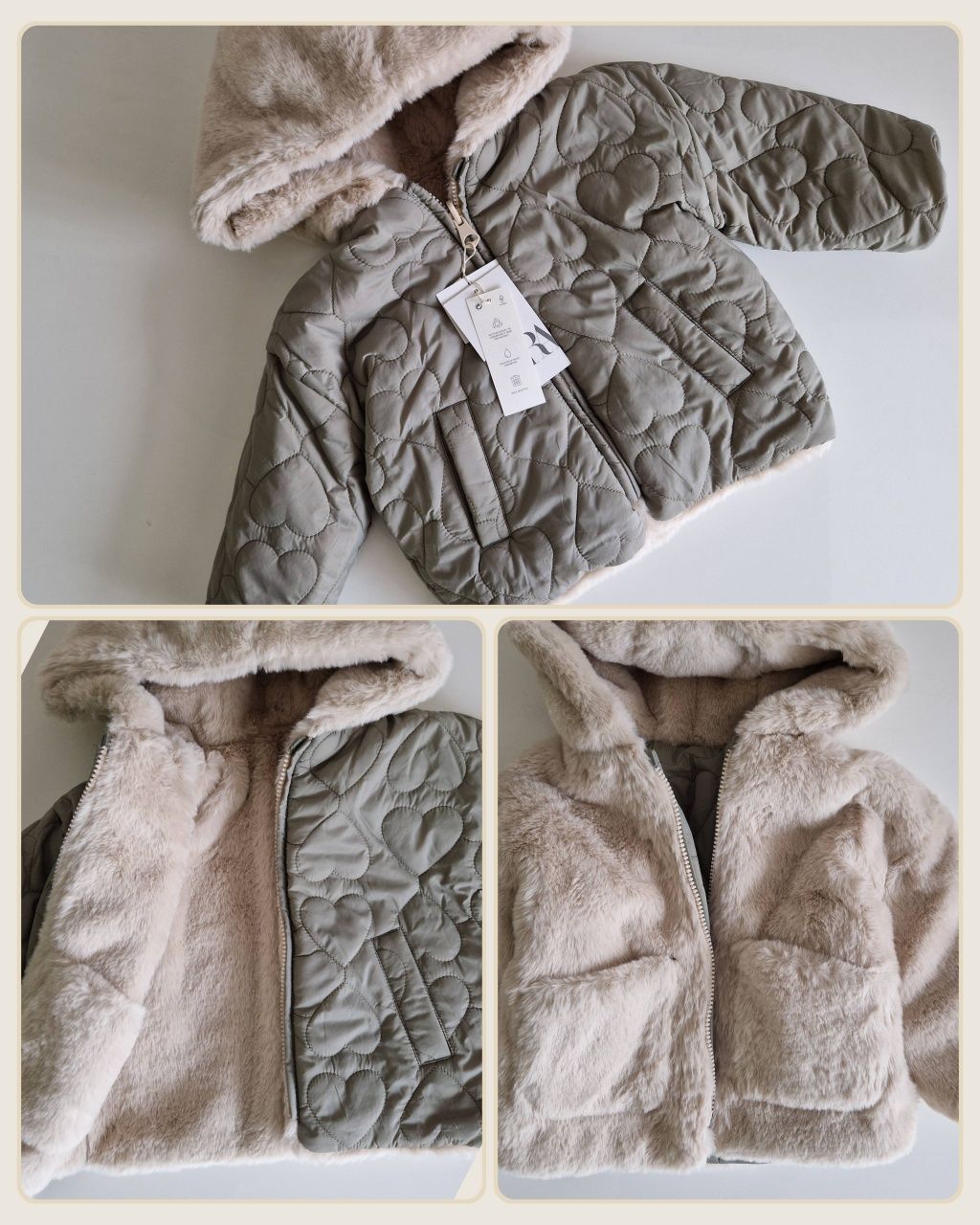Куртка zara мех шубка весна деми 104-110