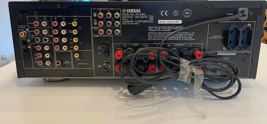 Yamaha Natural Sound AV Receiver RX-V450