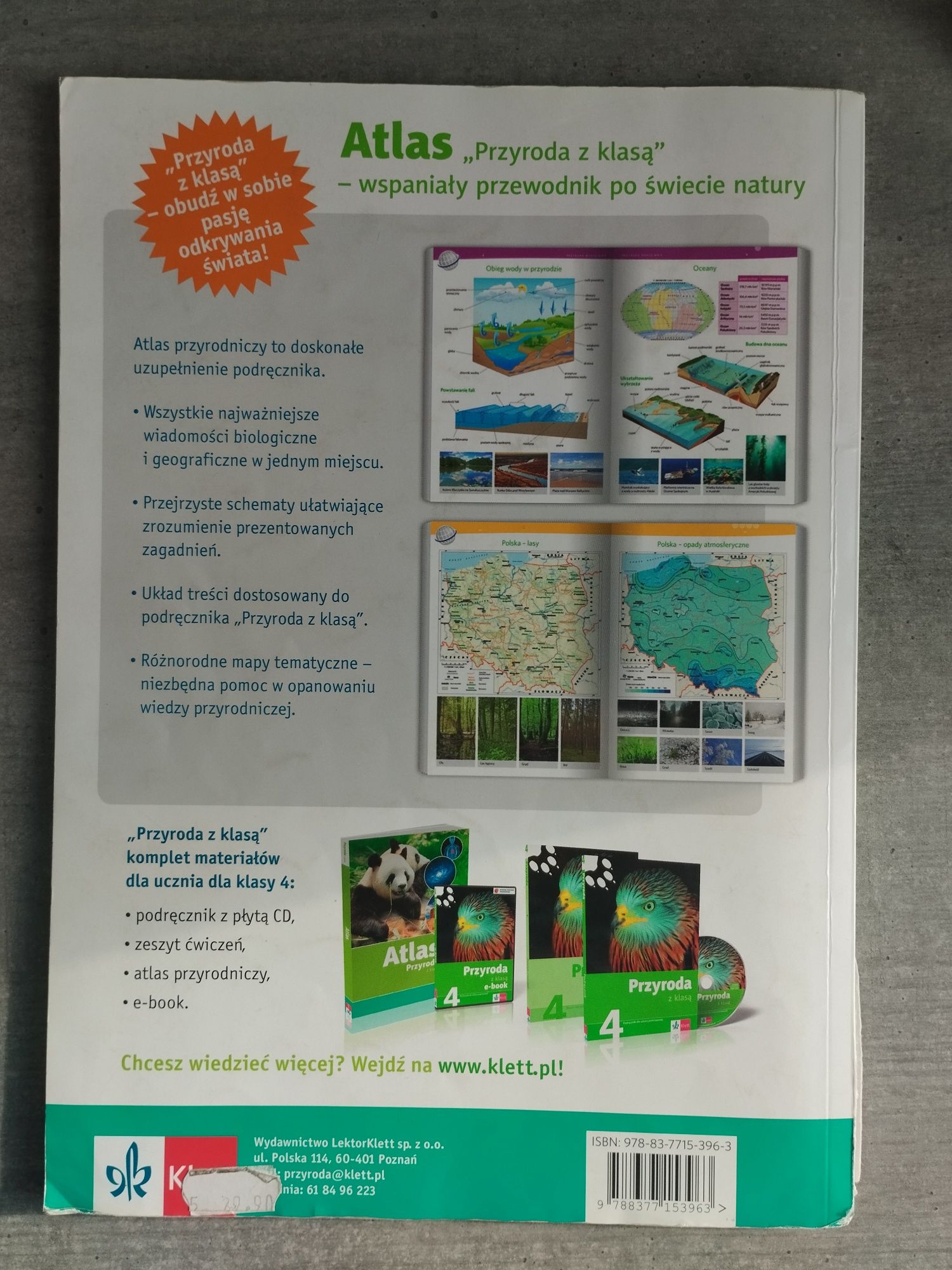 Atlas przyroda z klasą 4-6 Klett