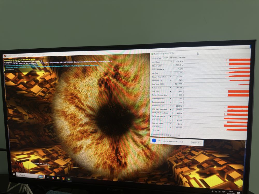 Manli rtx 3070ti у дуже доброму стані