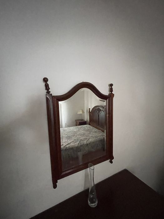 Espelho de madeira vintage