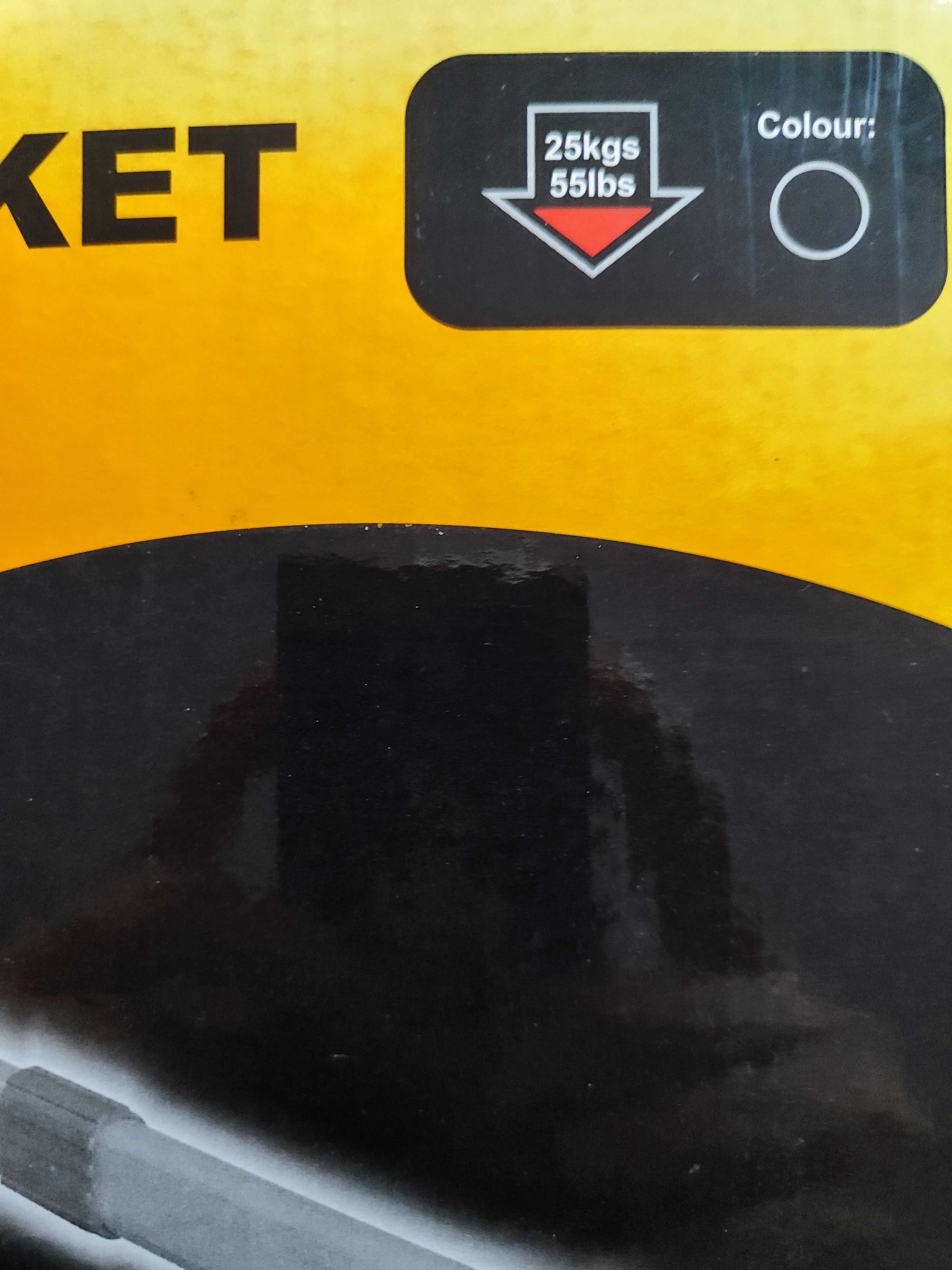 Nowa półka ścienna metalowa RTV wisząca na dekoder Konsola DVD 25kg