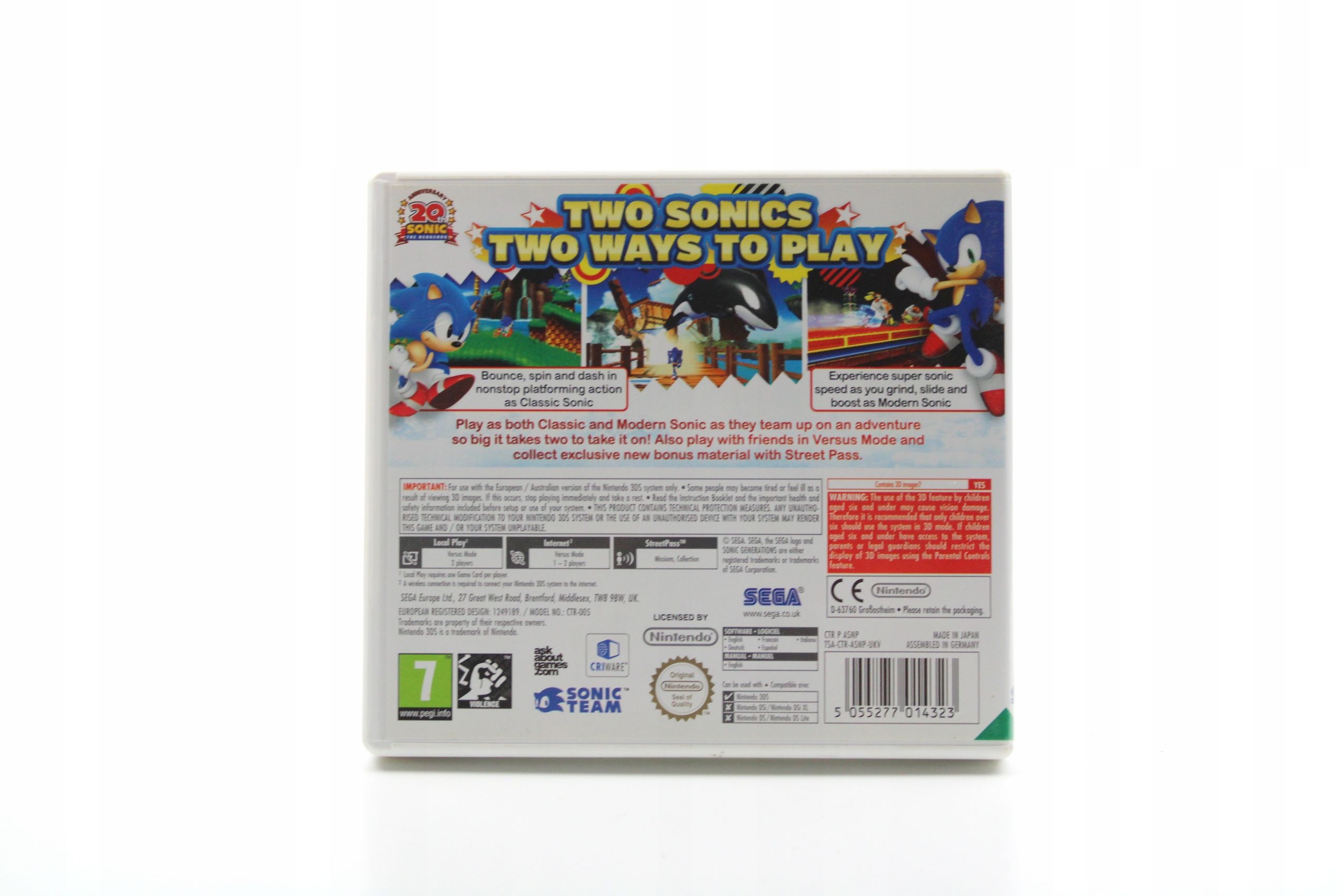 Sonic Generations Nintendo 3Ds