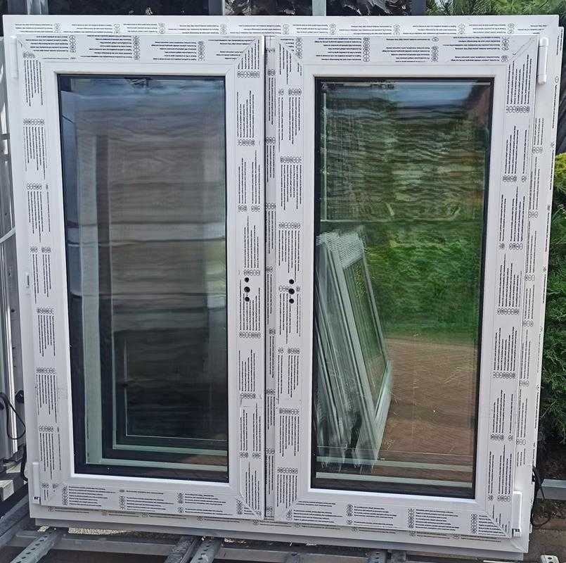 OKNO 150x150, NOWE 145x143 od ręki, 3 szybowe Uw0,88, czyste powietrze