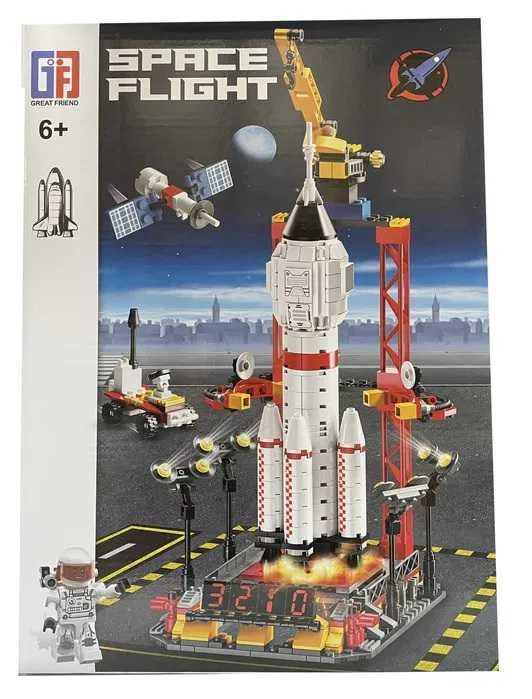 Klocki Rakieta Astronomiczna Kosmiczna 485 el. jak Lego z Polski