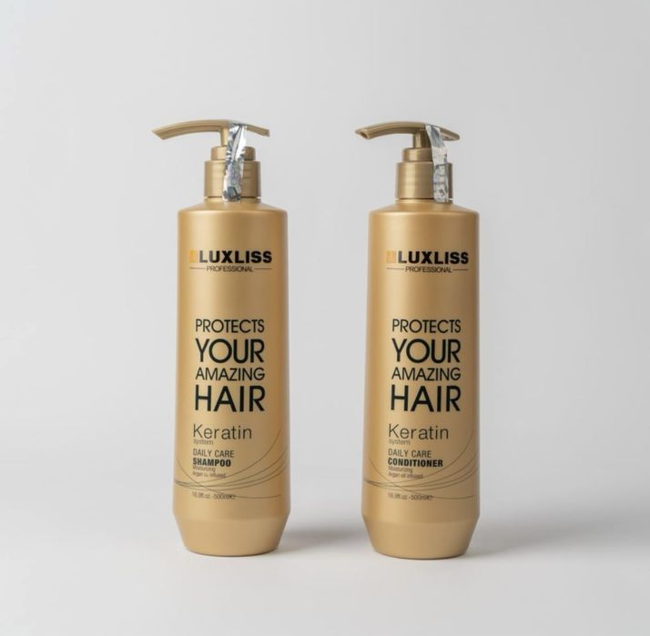 Кератиновий Набір Luxliss Keratin Care шампунь та кондиціонер 2х500 мл
