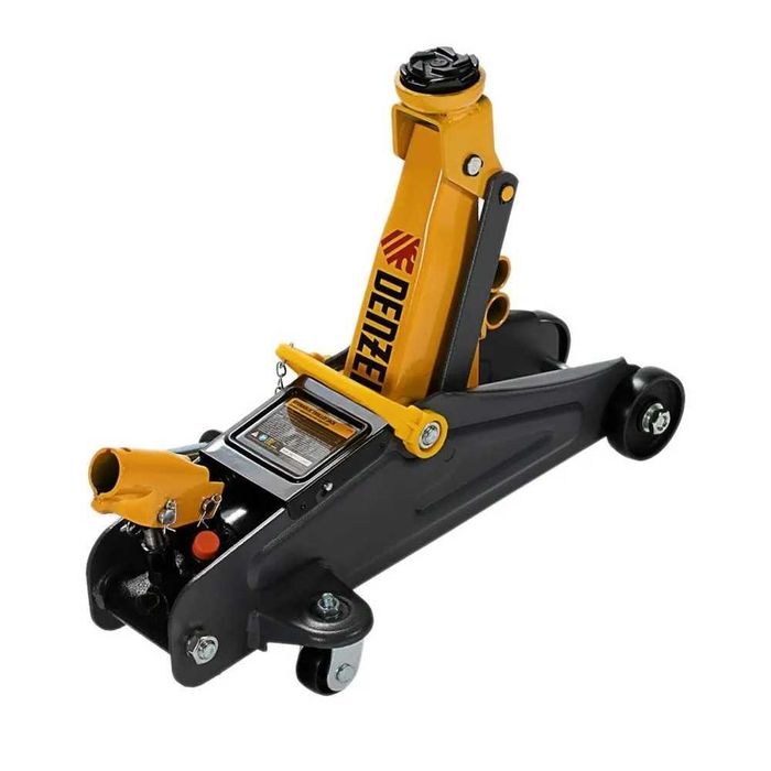 Домкрат гідравлічний підкатний з фіксатором Denzel (2 т, 135-340 мм)