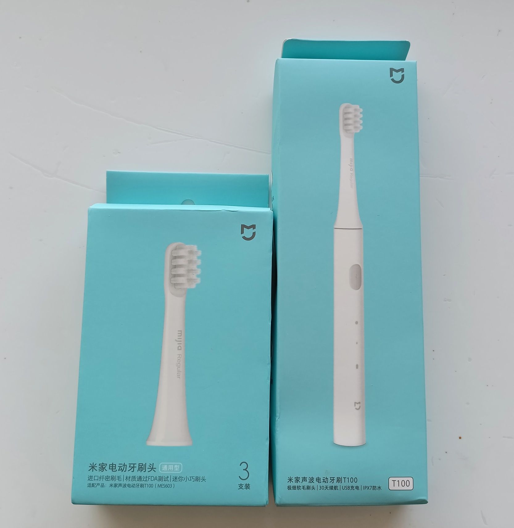 Электрическая зубная щётка Xiaomi Sonic T100 White+ 3 насадки