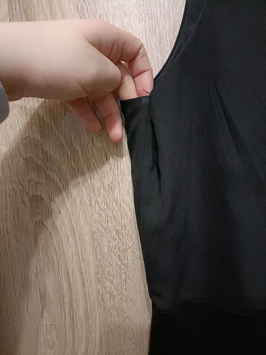 Czarna sukienka bez rękawów C&A rozmiar 46