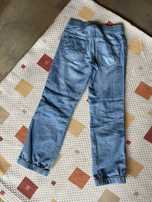 Cienkie jeansy, rozmiar: 110-116 cm